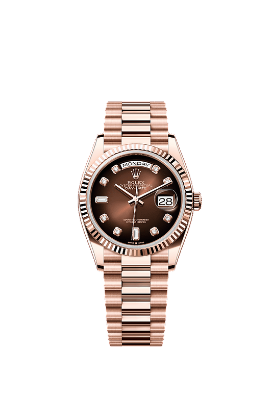 Chocolate dial, President bracelet