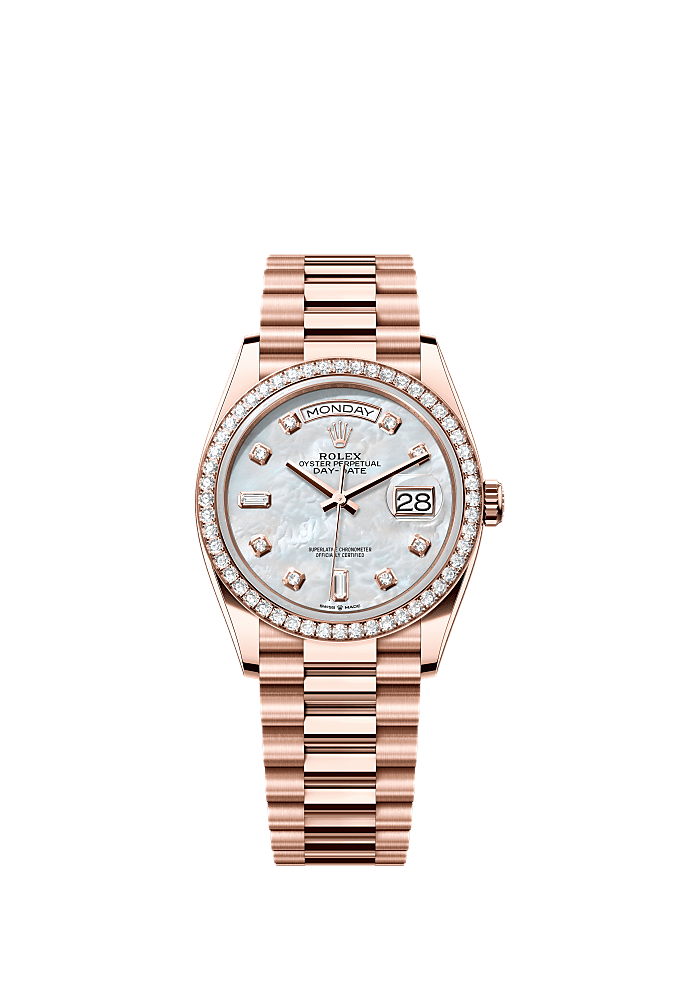 Rolex Day-Date 36 128345RBR - 36mm 18ct Everose Gold