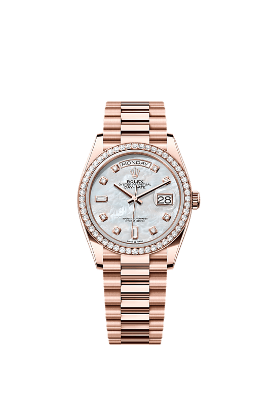 Rolex Day-Date 36 128345RBR - 36mm 18ct Everose Gold