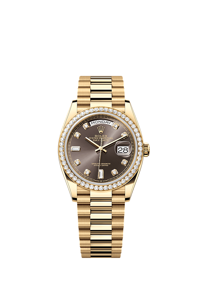 Rolex Day-Date 36 128348RBR - 36mm 18ct Yellow Gold