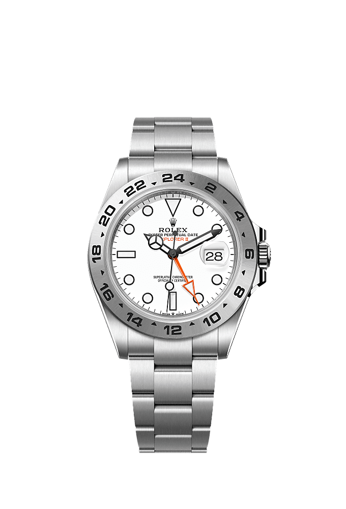 Polar White dial, Oyster bracelet