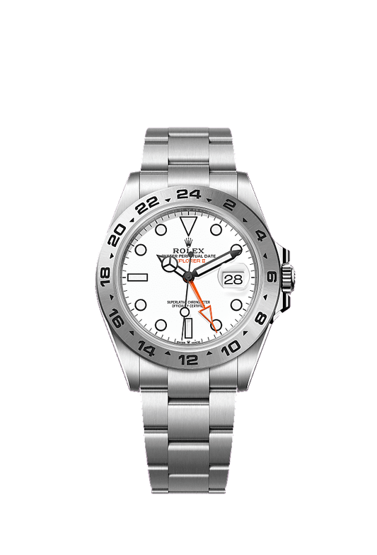 Polar White dial, Oyster bracelet