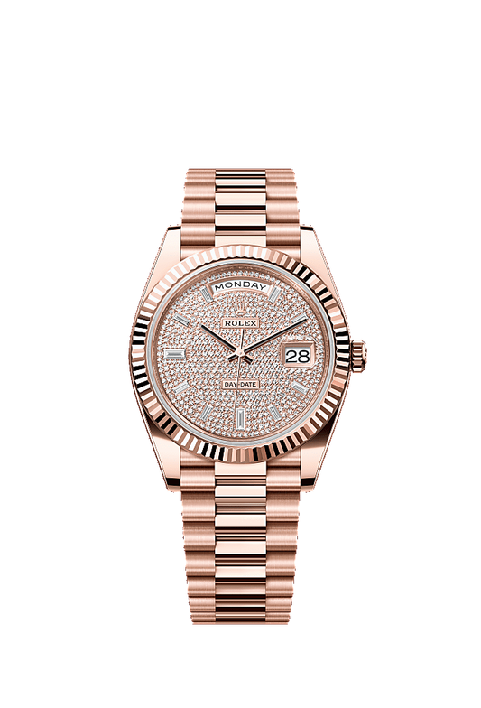 Sundust dial, President bracelet