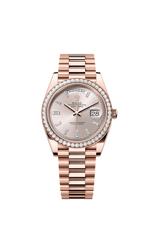 Rolex Day-Date 40 228345RBR - 40mm 18ct Everose Gold