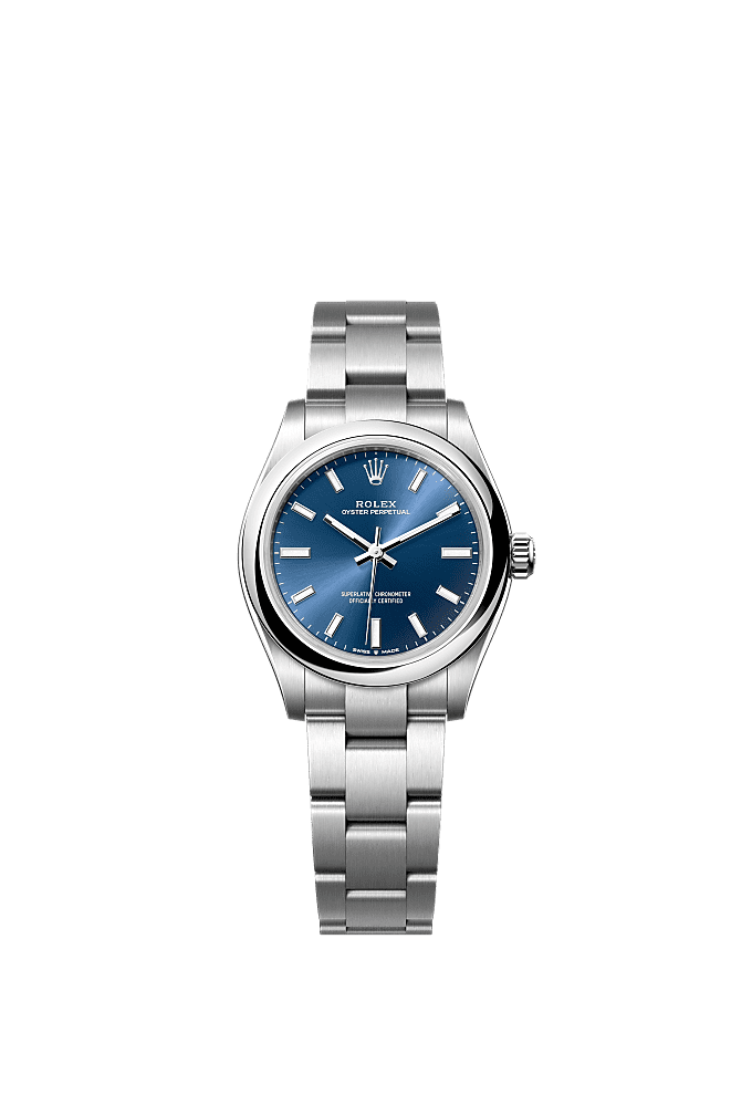 Bright Blue dial, Oyster bracelet