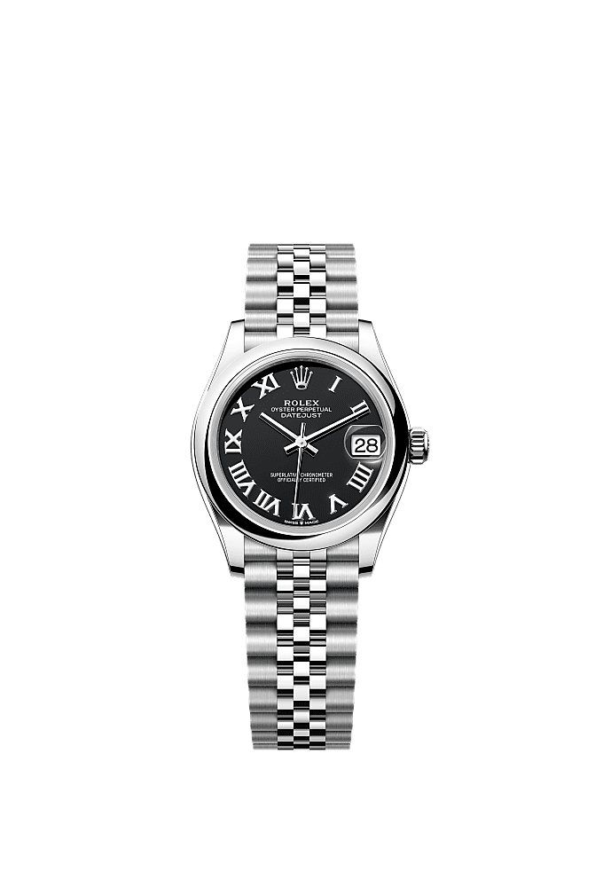 Black dial, Jubilee bracelet