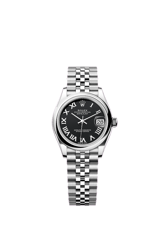 Black dial, Jubilee bracelet