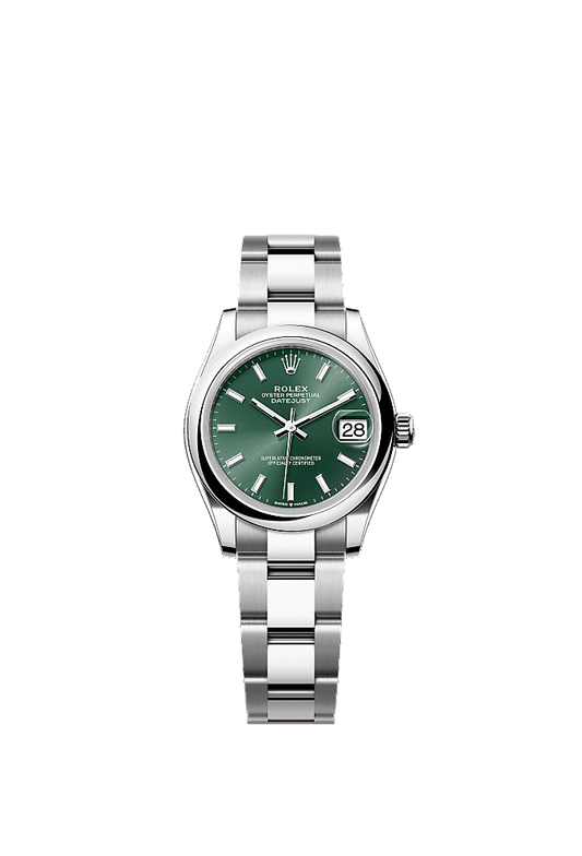 Mint Green dial, Oyster bracelet