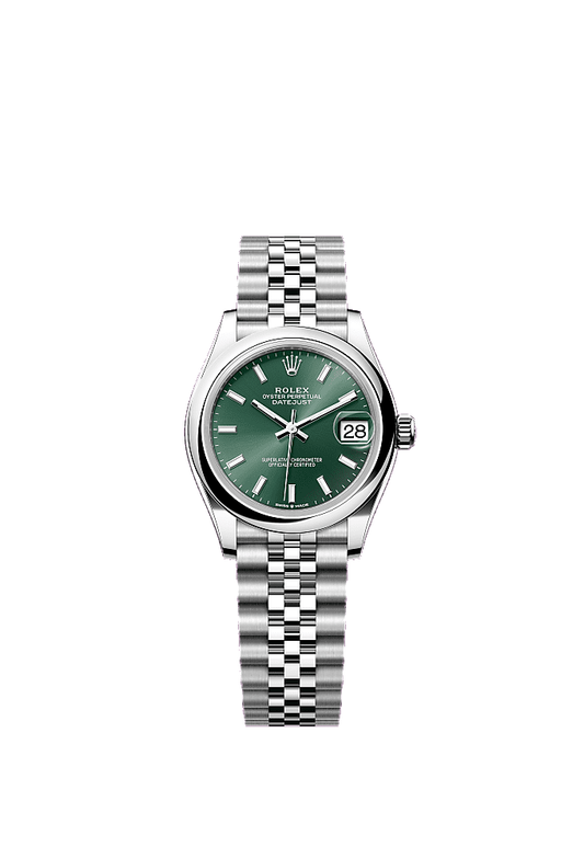 Mint Green dial, Jubilee bracelet