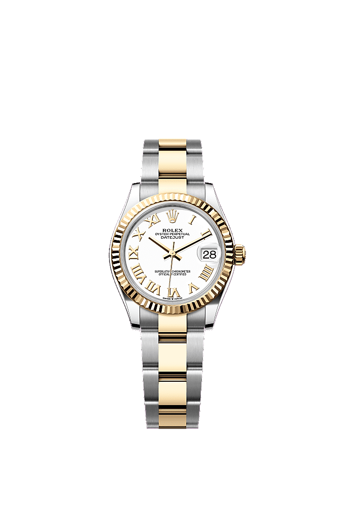 White dial, Oyster bracelet
