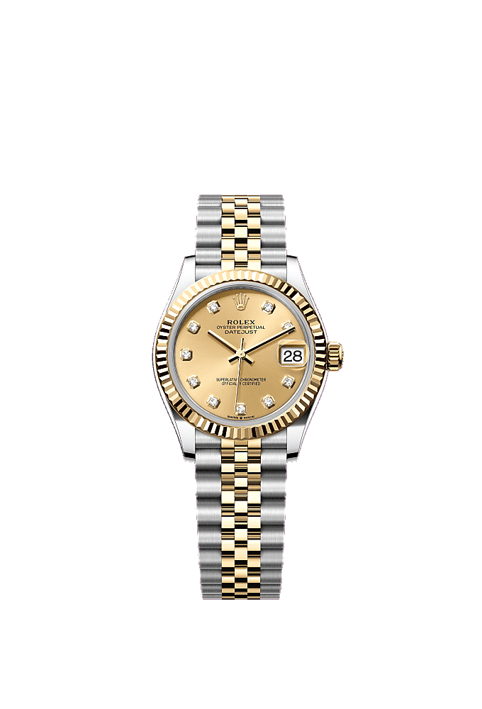 Champagne Diamond-Set dial, Jubilee bracelet