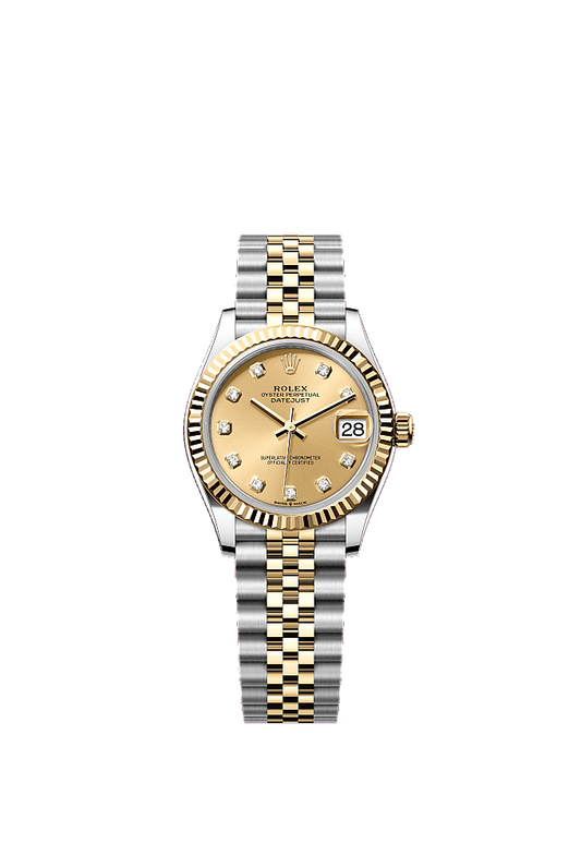 Champagne Diamond-Set dial, Jubilee bracelet