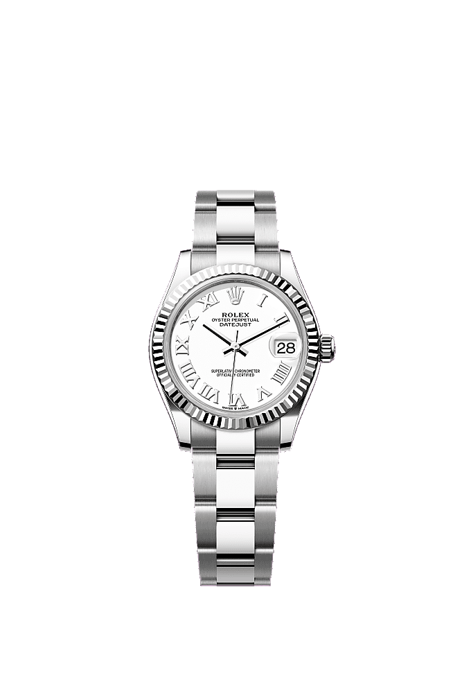 White dial, Oyster bracelet