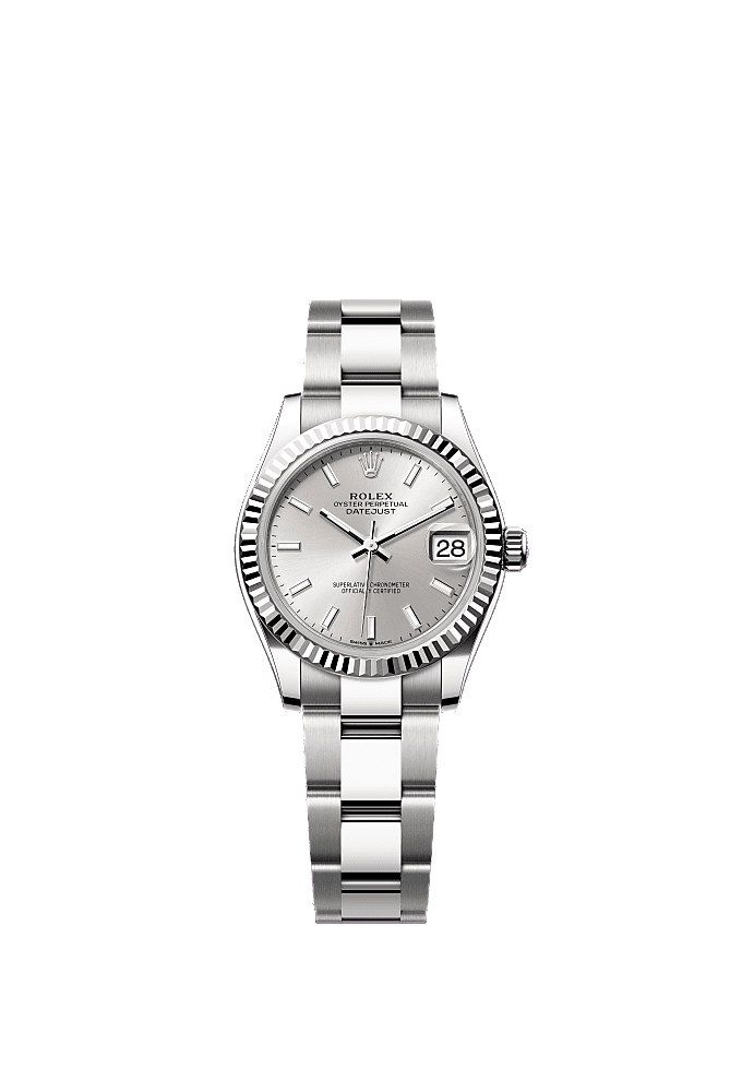 Aubergine Diamond-Set dial, Oyster bracelet