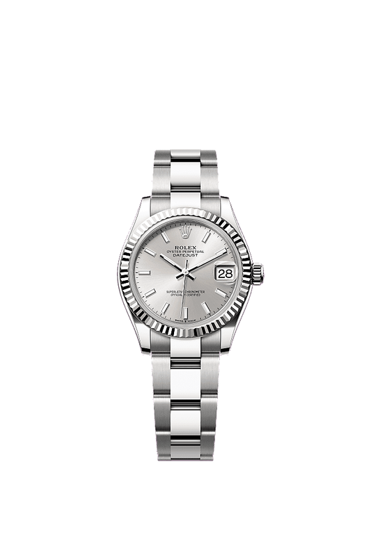 Aubergine Diamond-Set dial, Oyster bracelet