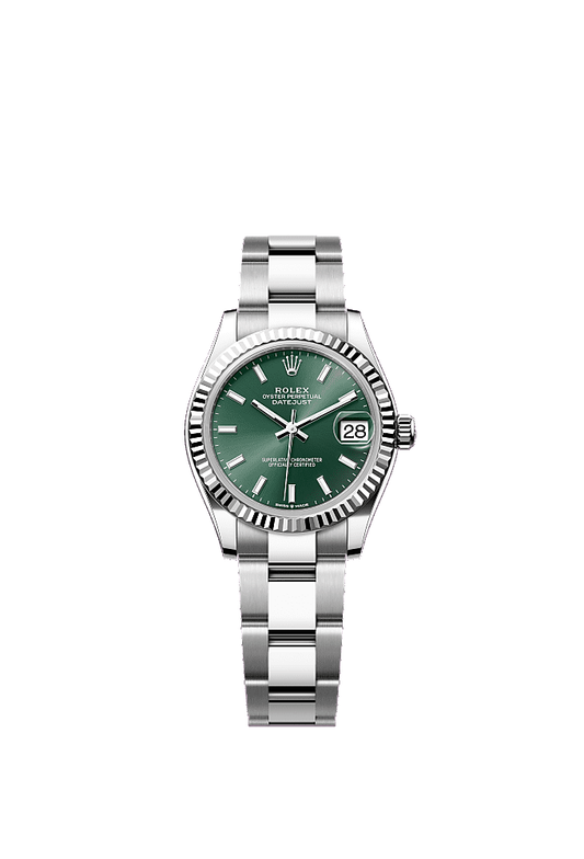 Mint Green dial, Oyster bracelet