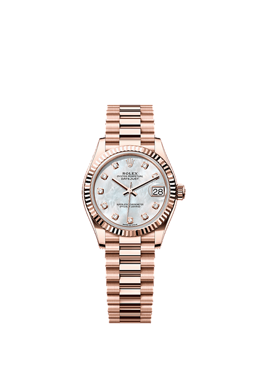 Pink dial, Oyster bracelet
