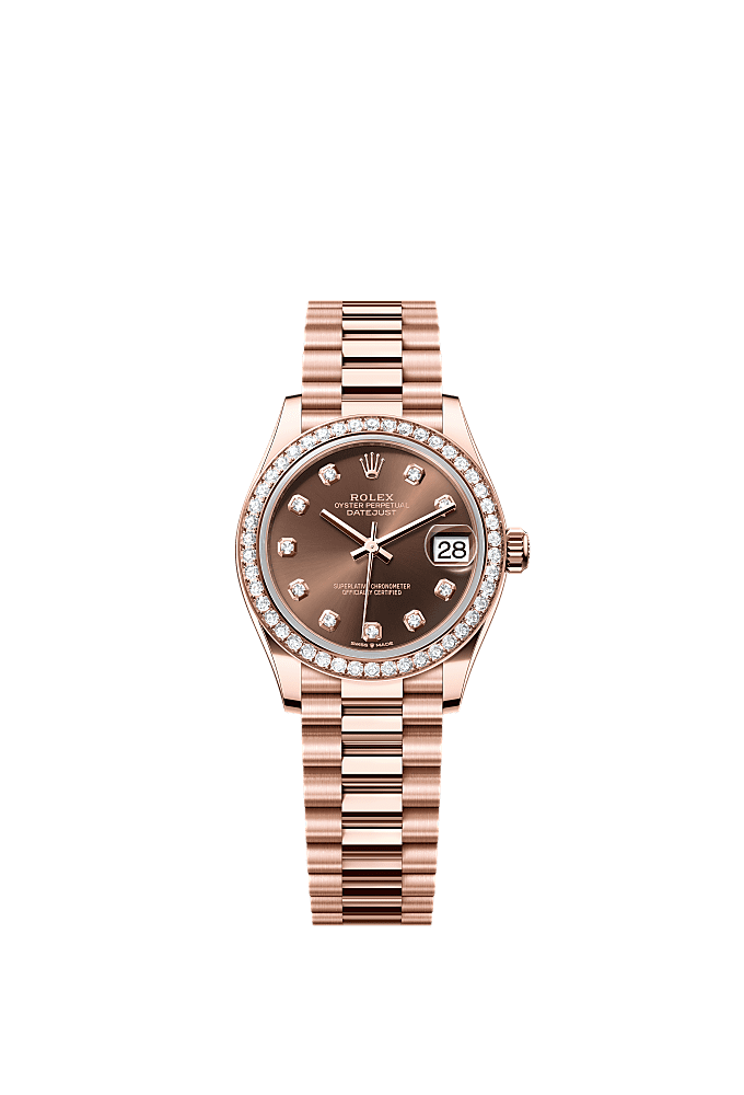 Chocolate Diamond-Set dial, Jubilee bracelet