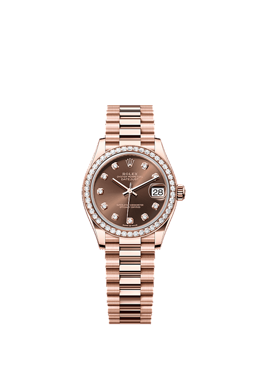 Chocolate Diamond-Set dial, Jubilee bracelet