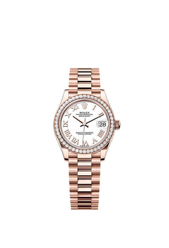 White Mother-of-Pearl Diamond-Set dial, Jubilee bracelet