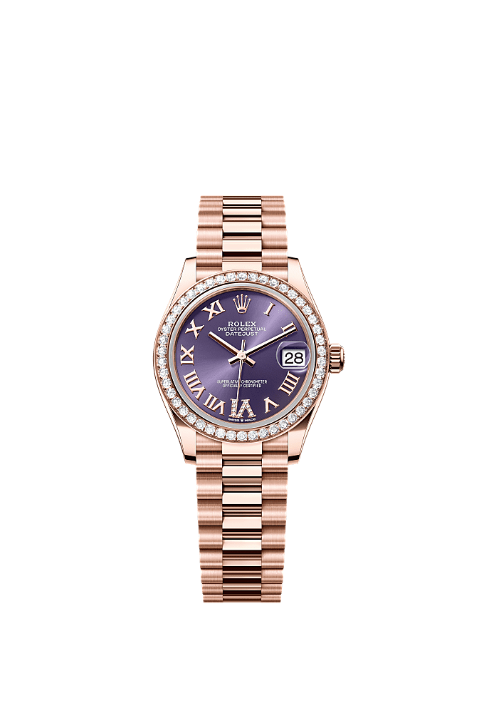 Diamond-Paved dial, President bracelet