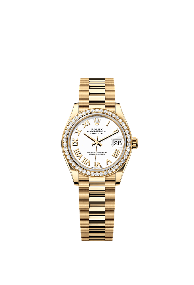 White Mother-of-Pearl Diamond-Set dial, Jubilee bracelet