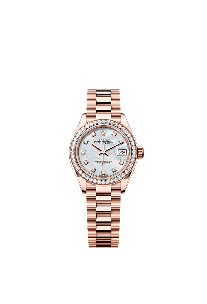 Rolex Lady-Datejust 28 279135RBR - 28mm 18ct Everose Gold