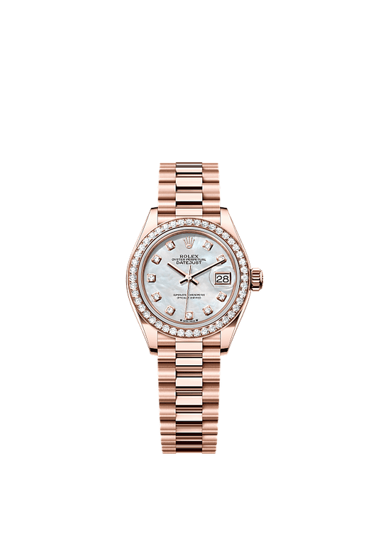 Rolex Lady-Datejust 28 279135RBR - 28mm 18ct Everose Gold