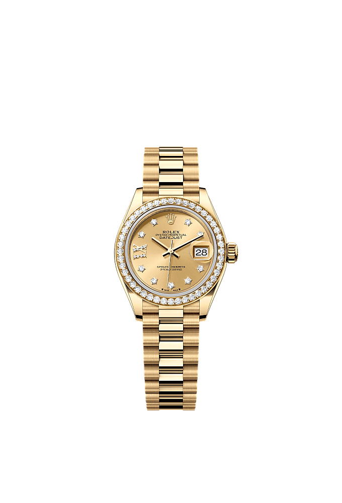 Champagne Diamond-Set dial, Jubilee bracelet