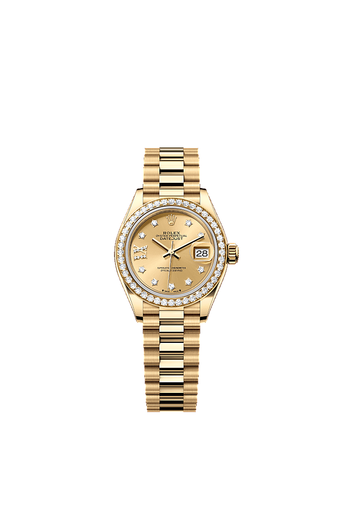 Champagne Diamond-Set dial, Jubilee bracelet