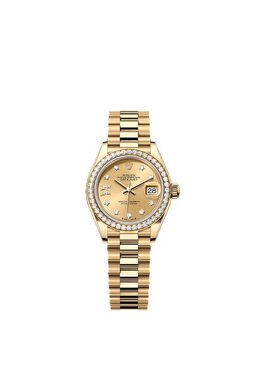 Champagne Diamond-Set dial, Jubilee bracelet