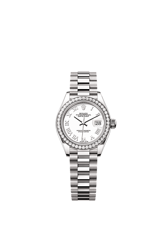 White Mother-of-Pearl Diamond-Set dial, Jubilee bracelet