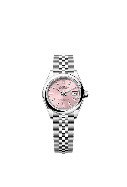 Pink dial, Jubilee bracelet