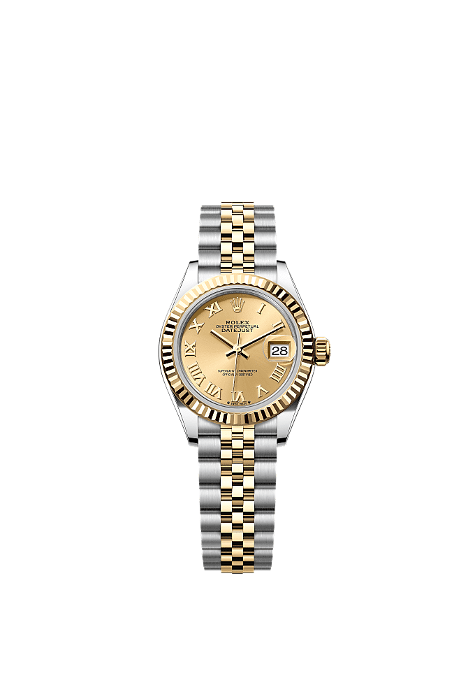Diamond-Set Champagne dial, Oyster bracelet