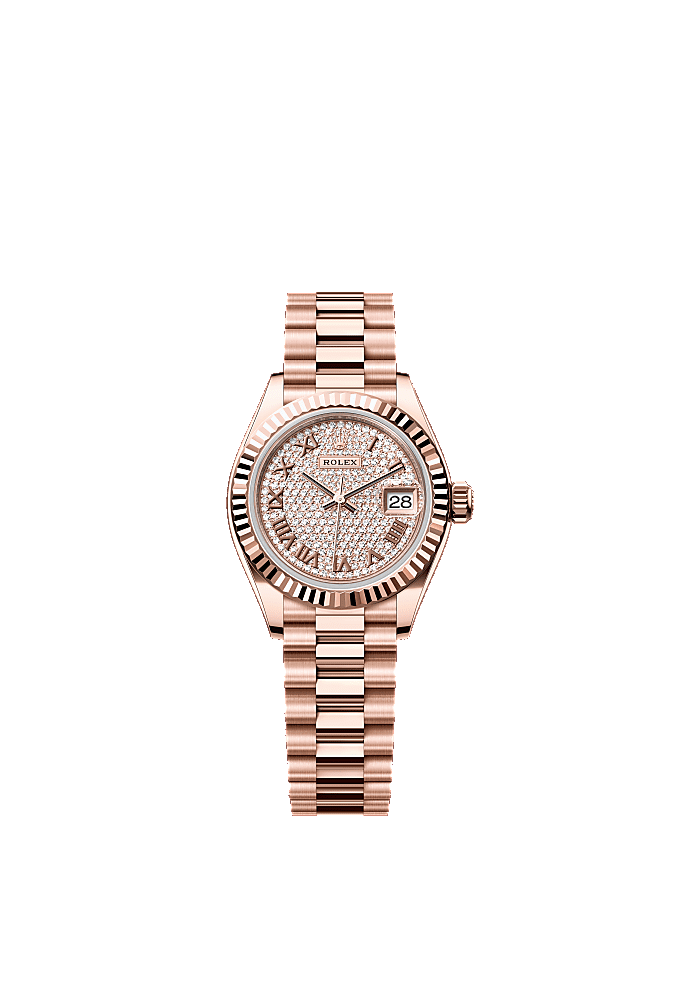 Pink dial, Oyster bracelet