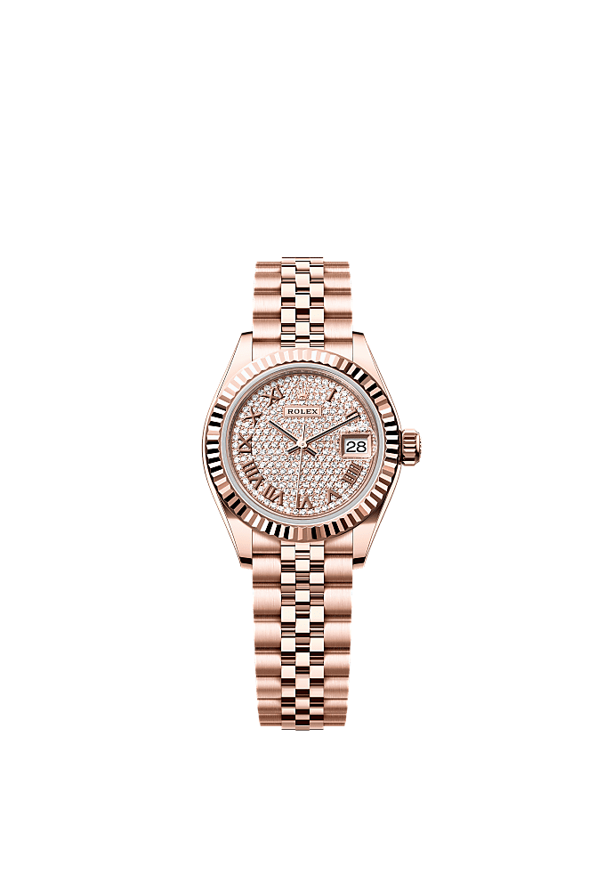 Pink dial, Jubilee bracelet