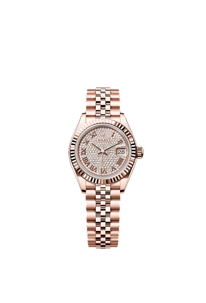 Pink dial, Jubilee bracelet