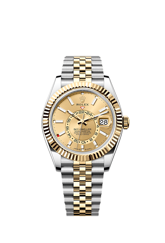 Champagne dial, Jubilee bracelet