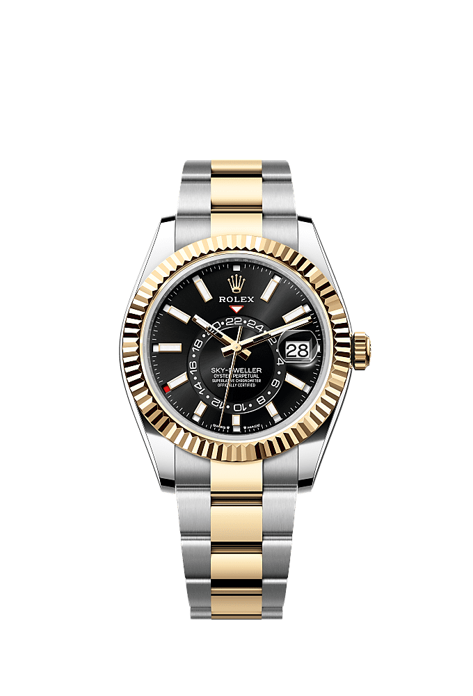 Bright Black dial, Oyster bracelet