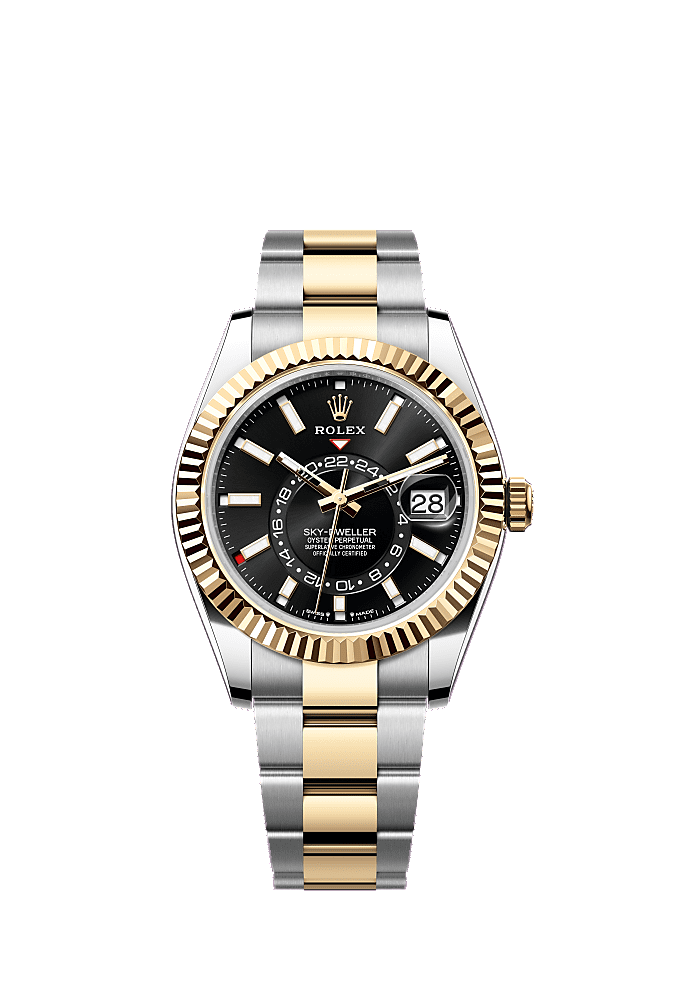 Bright Black dial, Oyster bracelet