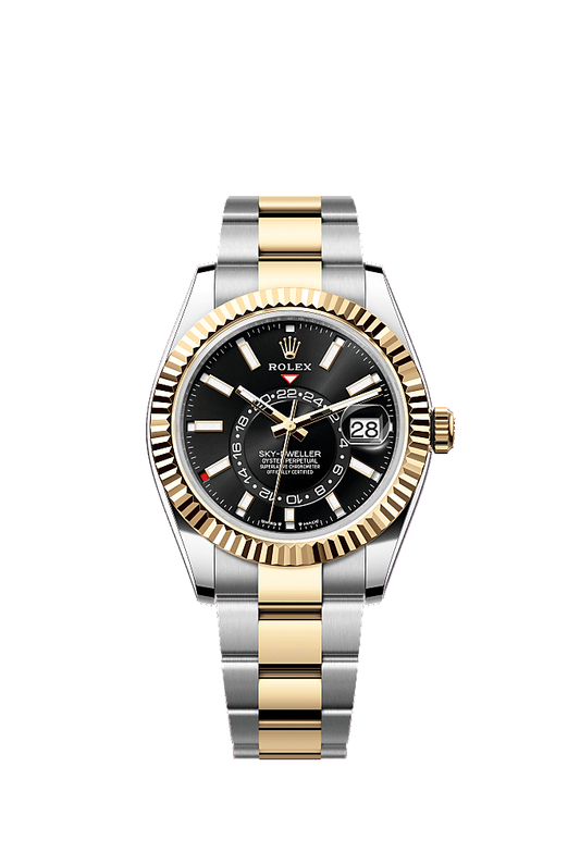 Bright Black dial, Oyster bracelet