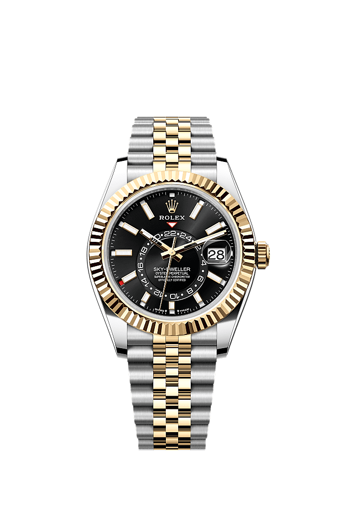 Bright Black dial, Jubilee bracelet