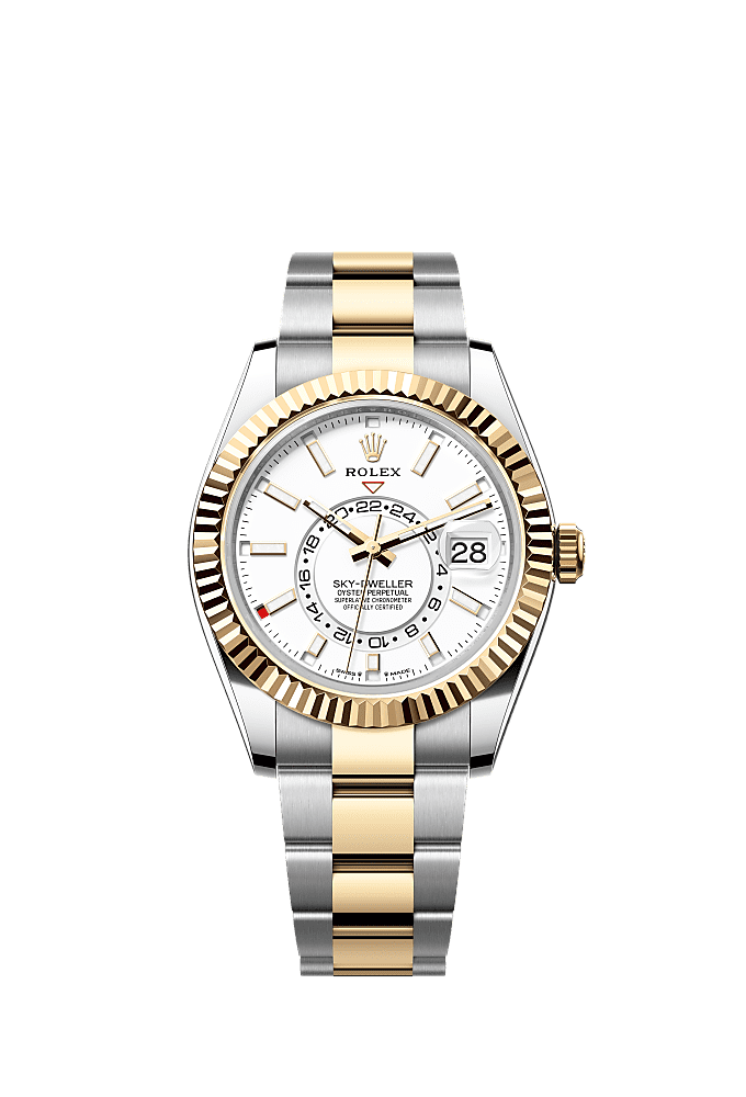 Intense White dial, Oyster bracelet