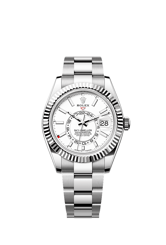 Intense White dial, Oyster bracelet