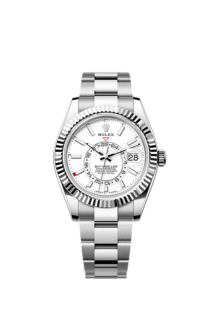 Intense White dial, Oyster bracelet