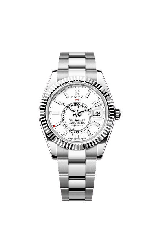 Intense White dial, Oyster bracelet