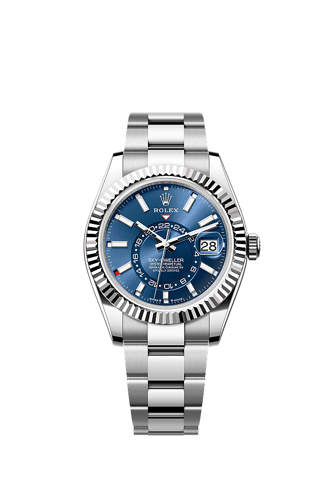 Bright Blue dial, Oyster bracelet