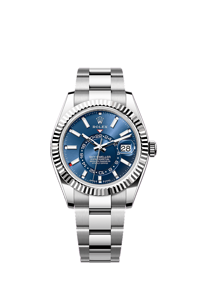 Bright Blue dial, Oyster bracelet