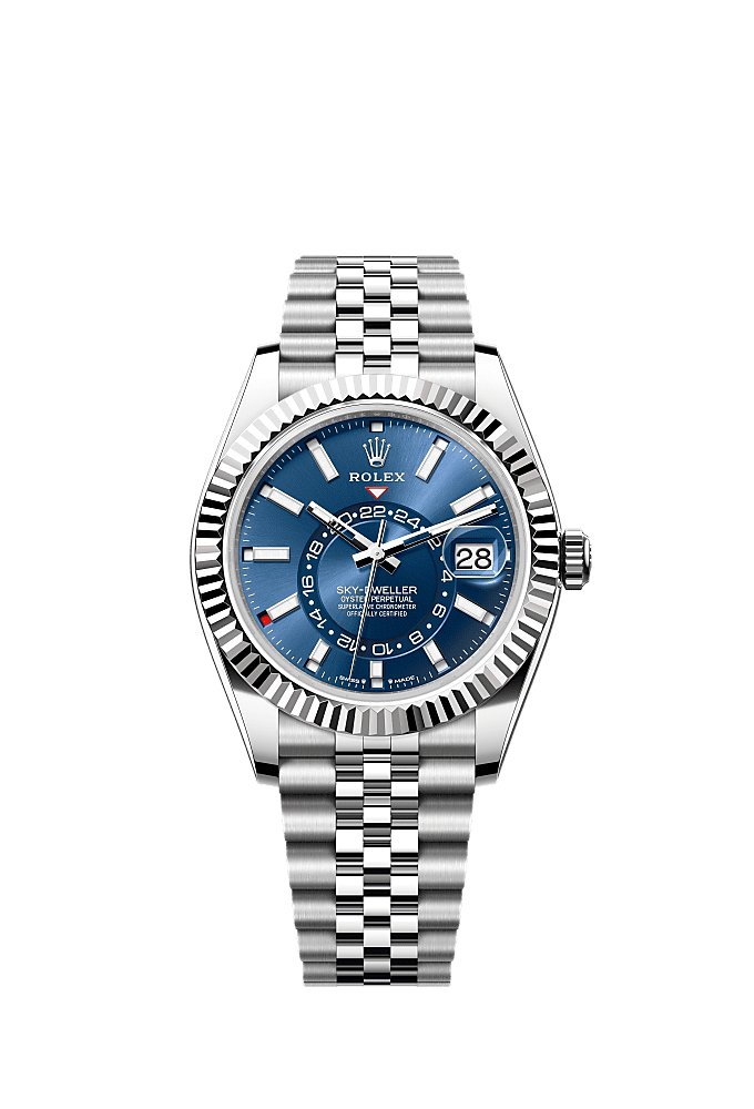 Bright Blue dial, Jubilee bracelet