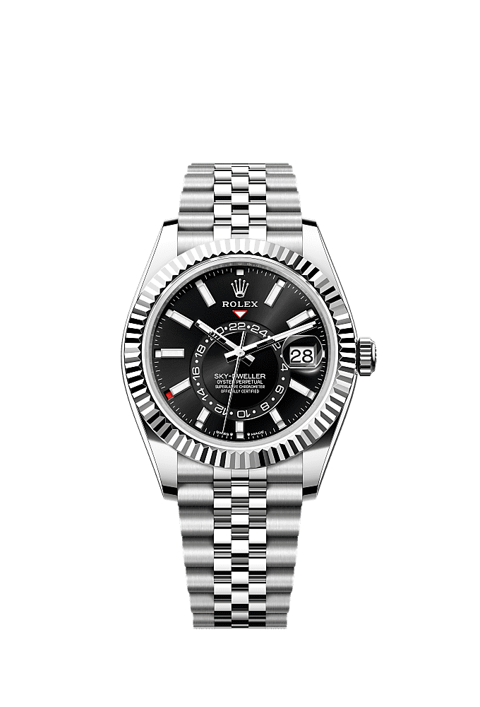Bright Black dial, Jubilee bracelet